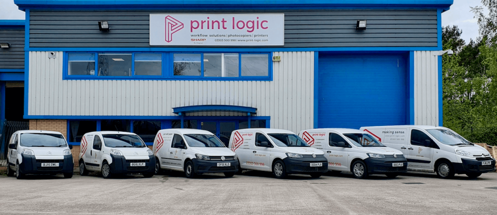 Print Logic fleet of vans